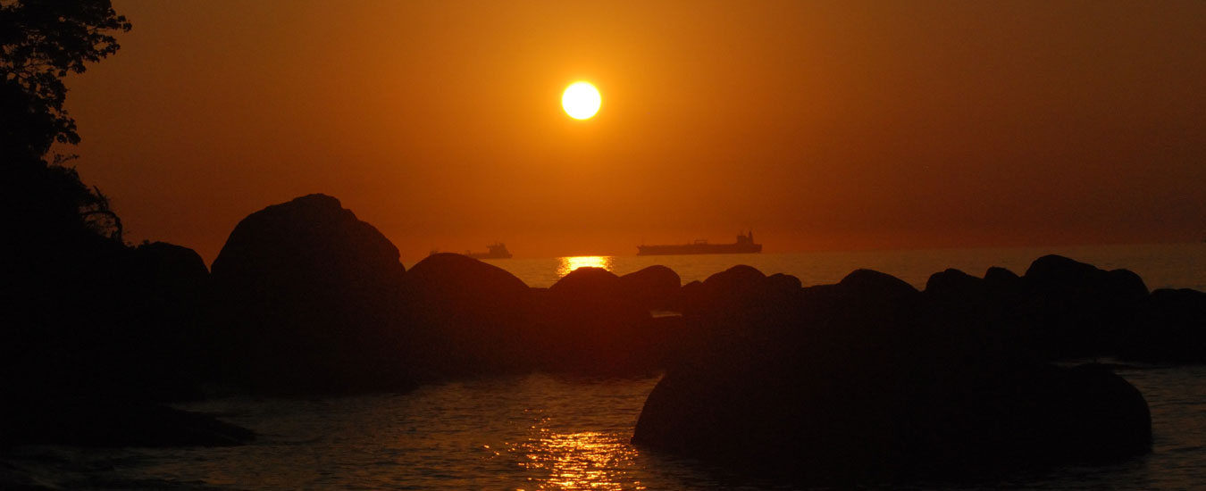 Pôr do Sol na Praia do Julião - Ilhabela (Foto: Fernando Tomanik)