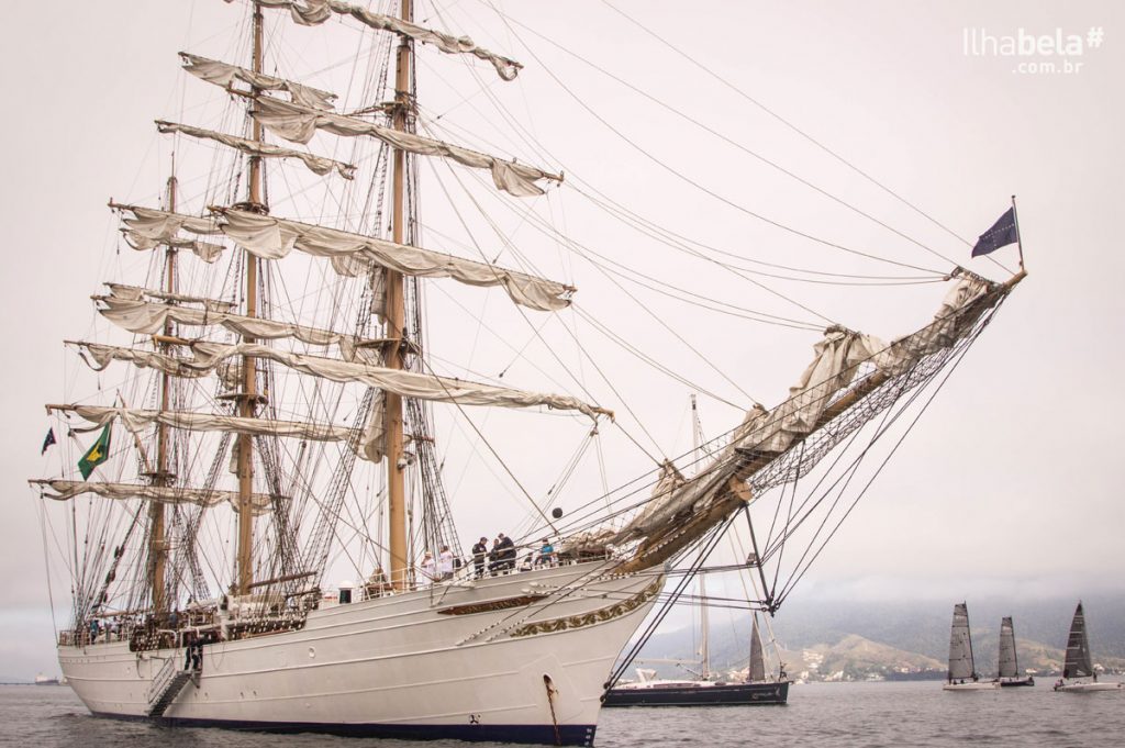 Navio Veleiro Cisne Branco na Semana de Vela de Ilhabela - Portal Ilhabela.com.br