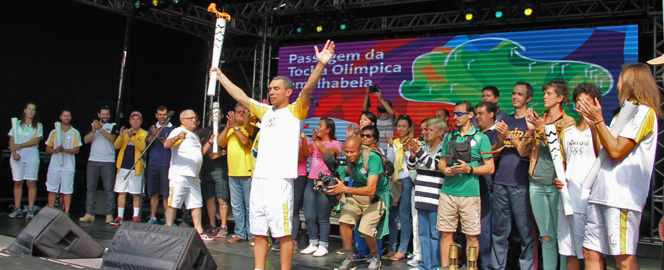 Rio 2016 - Tocha Olímpica em Ilhabela, Capital da Vela - Portal Ilhabela.com.br