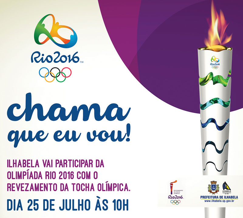 Tocha Olímpica em Ilhabela - Rio 2016