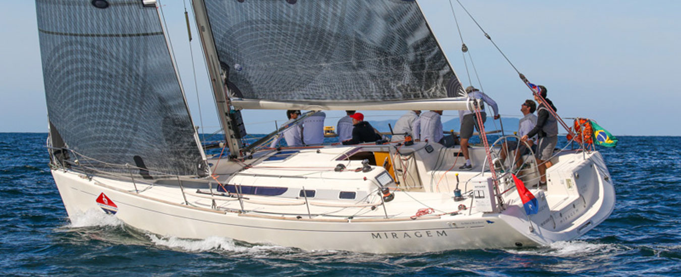 Veleiro Miragem, campeão da ORC na Semana de Vela de Ilhabela (foto: Fred Hoffmann)