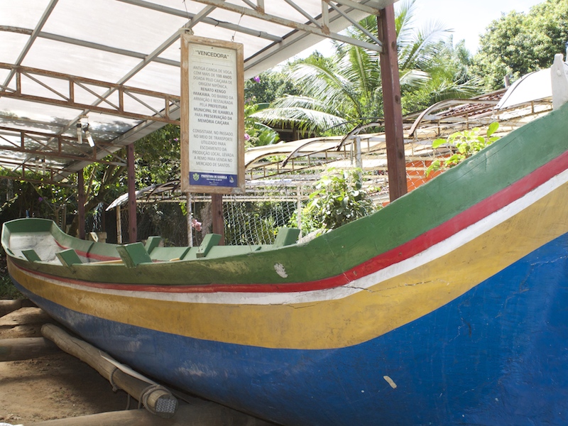 Canoa de voga (Imagem: Arquivo Pessoal/Alessandra Stefani)