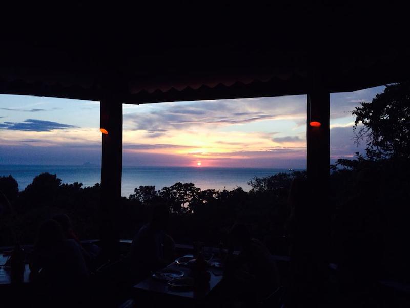 Vista do por do sol do Nova Iorqui (Imagem: Divulgação/Bar e Restaurante Nova Iorqui)