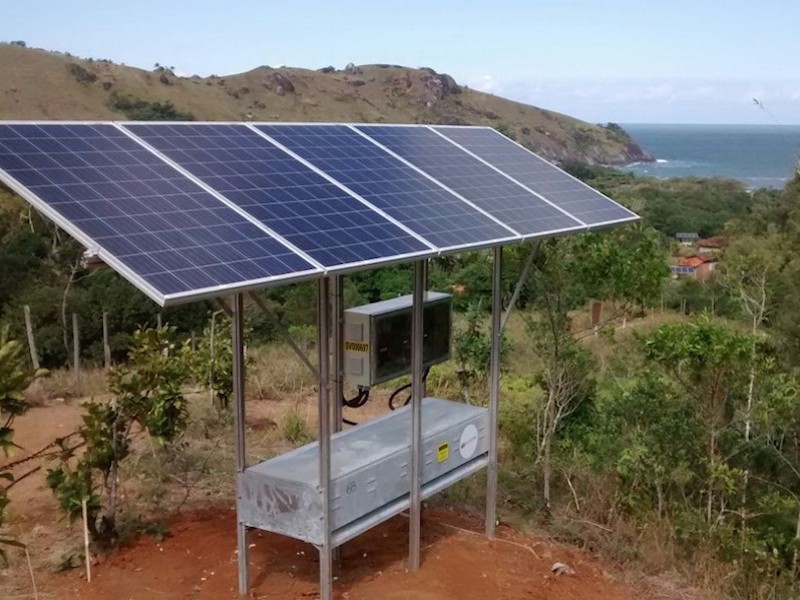 A instalação das placas solares custou 5 milhões de reais (Imagem: Divulgação/Elektro)