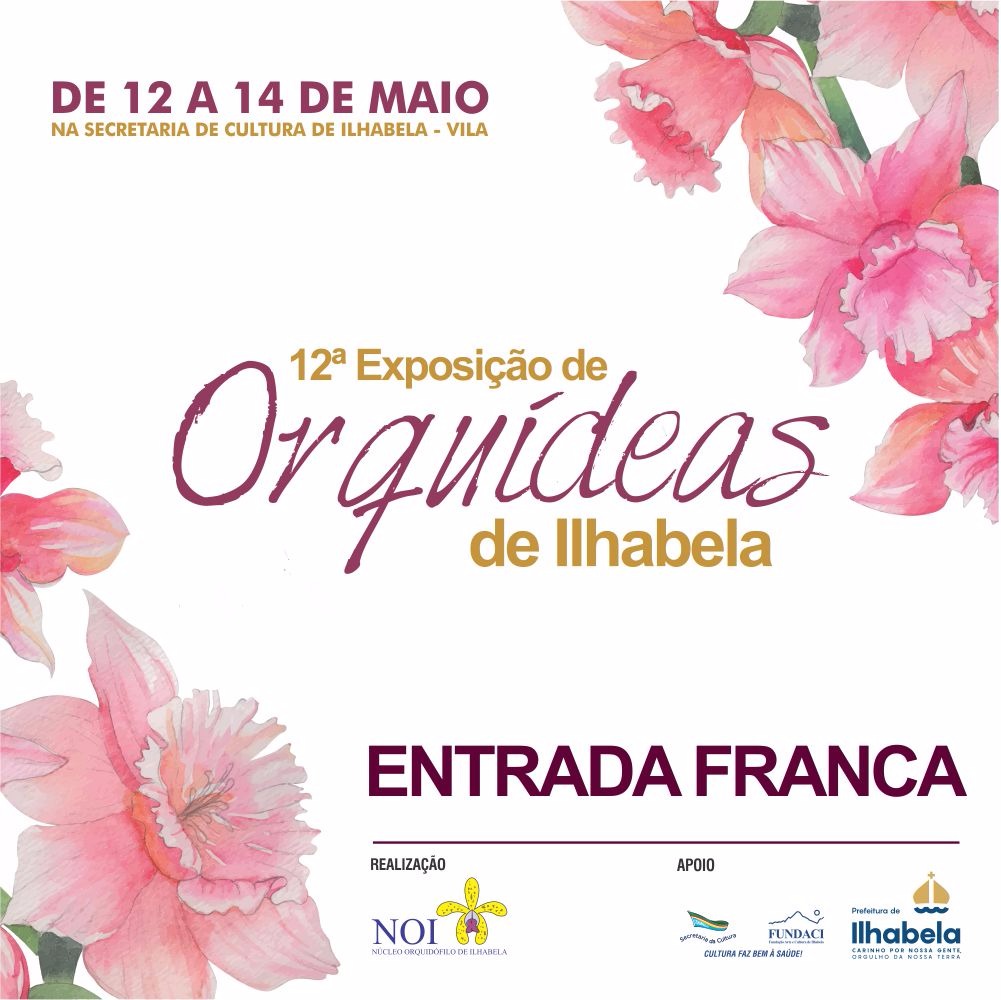 Exposição de Orquídeas - Dia das Mães em Ilhabela