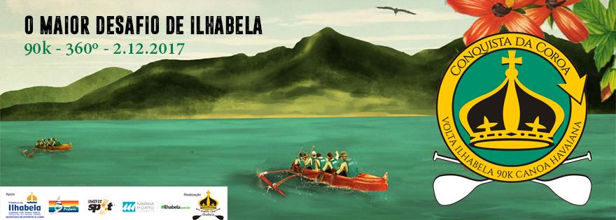 Conquista da Coroa - Volta em Ilhabela de Canoa Havaiana