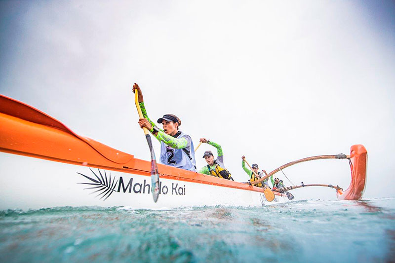 Canoa Havaiana OC6 no Aloha Spirit Ilhabela (Foto: Alexandre Socci / Divulgação)