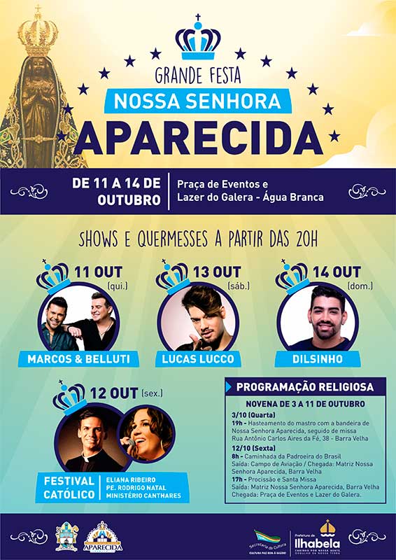 Festa de Nossa Senhora Aparecida em Ilhabela