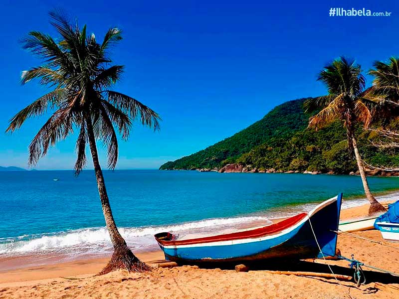 Praias quase desertas - Praia Vermelha - Ilhabela