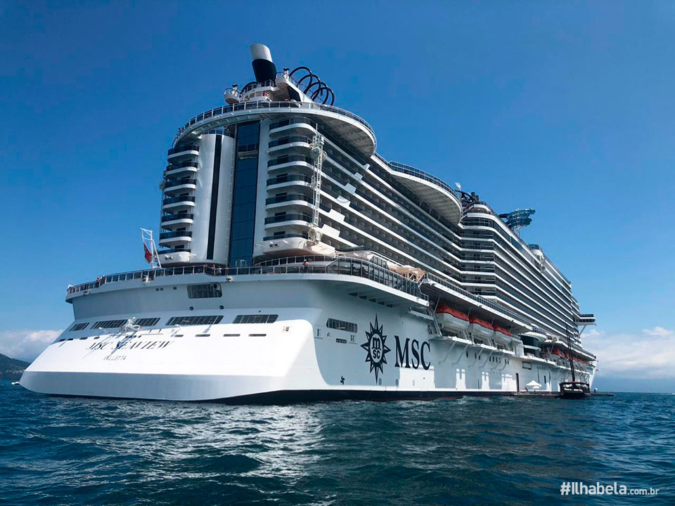 MSC Seaview - Maior navio da temporada 2018/2019 de cruzeiros na costa brasileira - Ilhabela.com.br