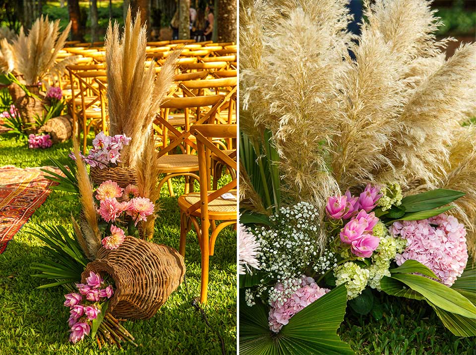 Capim na decoração - Tendências 2019 para Casamentos na Praia - Constance Zahh