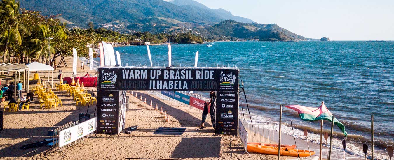 Brasil Ride promove ações ambientais em Ilhabela na véspera do Warm Up