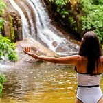 5 trilhas para iniciantes em Ilhabela - Cachoeira dos Três Tombos (Foto: Bruna Garcez)