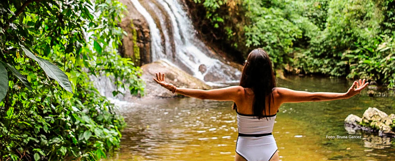 5 trilhas para iniciantes em Ilhabela - Cachoeira dos Três Tombos (Foto: Bruna Garcez)