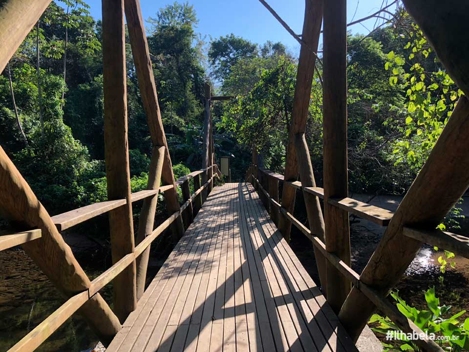 Ponte na chegada à Praia de Castelhanos - Ilhabela