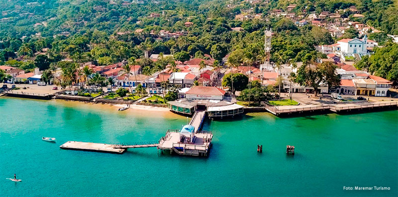 Ilhabela reabre hotéis e restaurantes a partir de 15 de julho (foto - píer da Vila - Maremar Turismo)