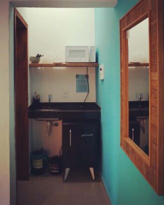 Mini-cozinha equipada - Reserva Ilhabela - Hospedagem Sustentável em Ilhabela - Praia da Feiticeira