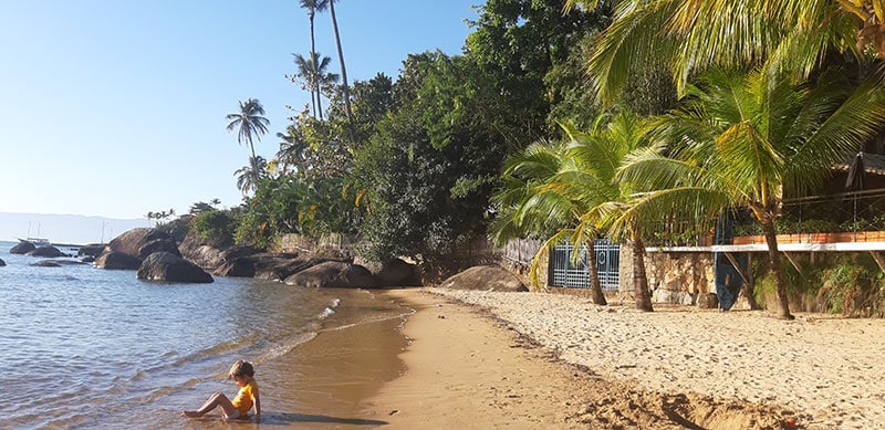 Prainha de Santa Tereza - Ilhabela com crianças - Mastump