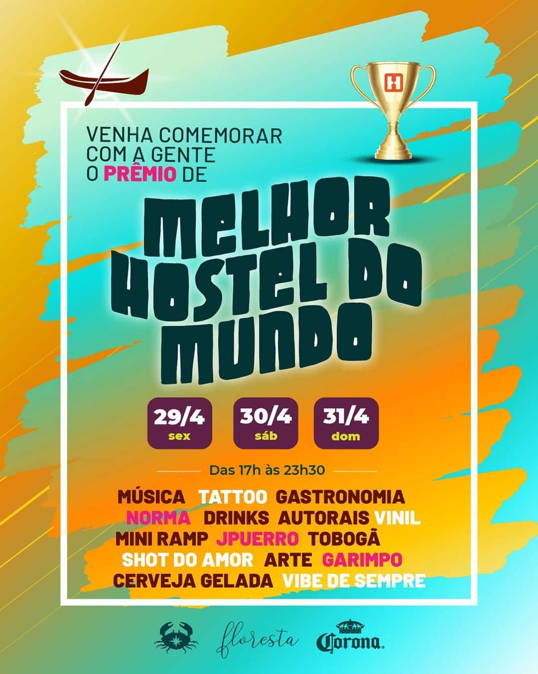 O melhor hostel do mundo em Ilhabela - Hostel da Vila - Festa