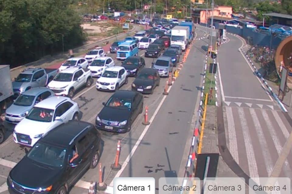 Câmeras da Fila da Balsa em Ilhabela