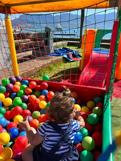 Espaço Kids na Semana de Vela de Ilhabela em 2022 (Foto: Acervo pessoal / Ilhabela.com.br)