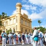 Semana da Cultura Caiçara - Congada de São Benedito em Ihabela (Foto: Divulgação / Prefeitura Municipal de Ilhabela)