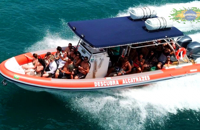 Superboat - Passeio de barco em Ilhabela - Praia do Bonete e Indaiaúba - Maremar Turismo