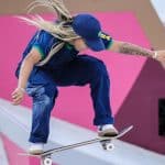 Pâmela Rosa, bicampeã mundial e atleta olímpica do skate brasileiro traz para Ilhabela o PAM AM 2024, campeonato de skate amador, dias 9 e 10 de novembro na nova pista de Skate de Ilhabela, no PEII Sul na Praia Grande