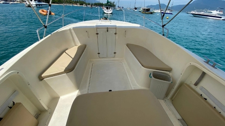 Lancha Beluga BRM 31 - Acessibilidade para Descobrir Ilhabela pelo Mar - Ferrara Lanchas de aluguel em Ilhabela