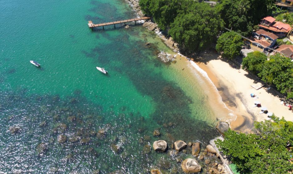 Praia do Portinho, sul de Ilhabela - Hotel Praia do Portinho