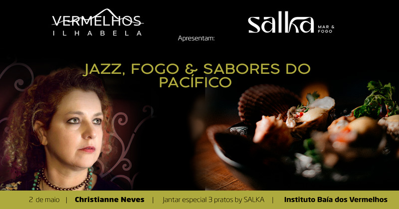 Concerto Christianne Neves - Instituto Baía dos Vermelhos - com jantar do Salka Mar e Fogo, restaurante em Ilhabela