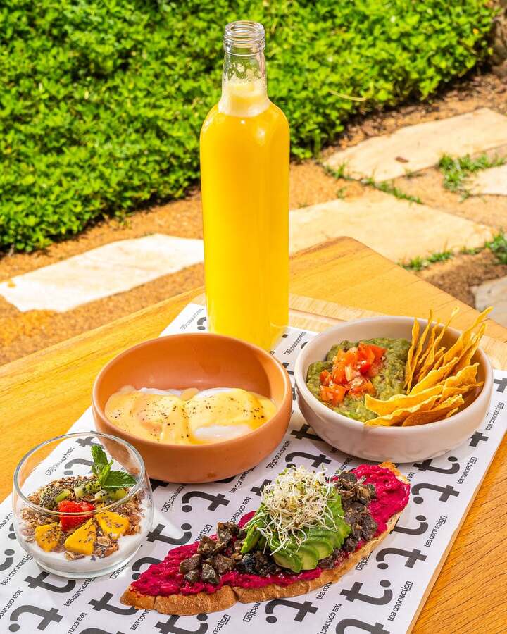 Café da Manhã e Brunch em Ilhabela - Tea Connection - em frente ao mar no Mares Ilha Mall
