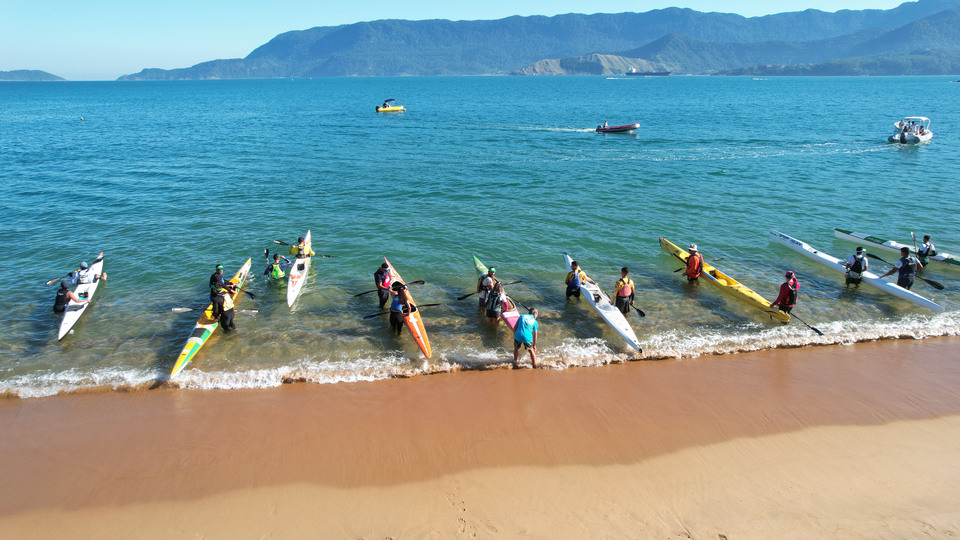 Ilhabela recebe a 1ª Etapa do Campeonato Brasileiro de Canoagem Oceânica 2025