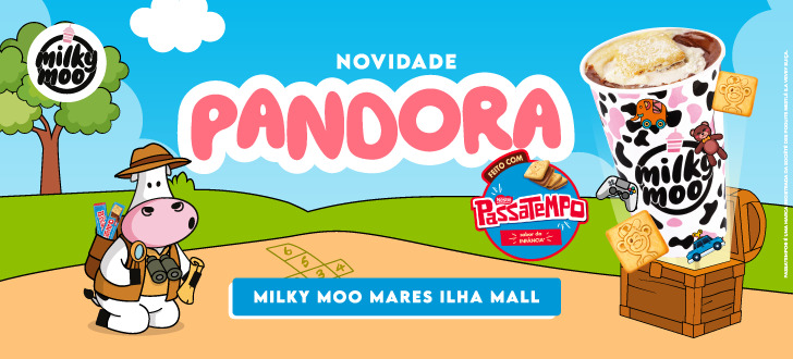 Milky Moo Ilhabela - Mares Ilha Mall - Milkshake Pandora Passatempo - Outubro - Mês das Crianças