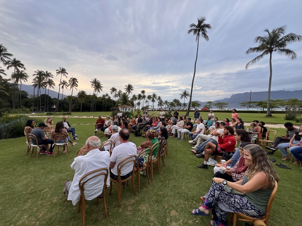 Roda de Saberes, que reuniu mais de 100 lideranças comunitárias na Fazenda do Engenho no dia 4 de outubro