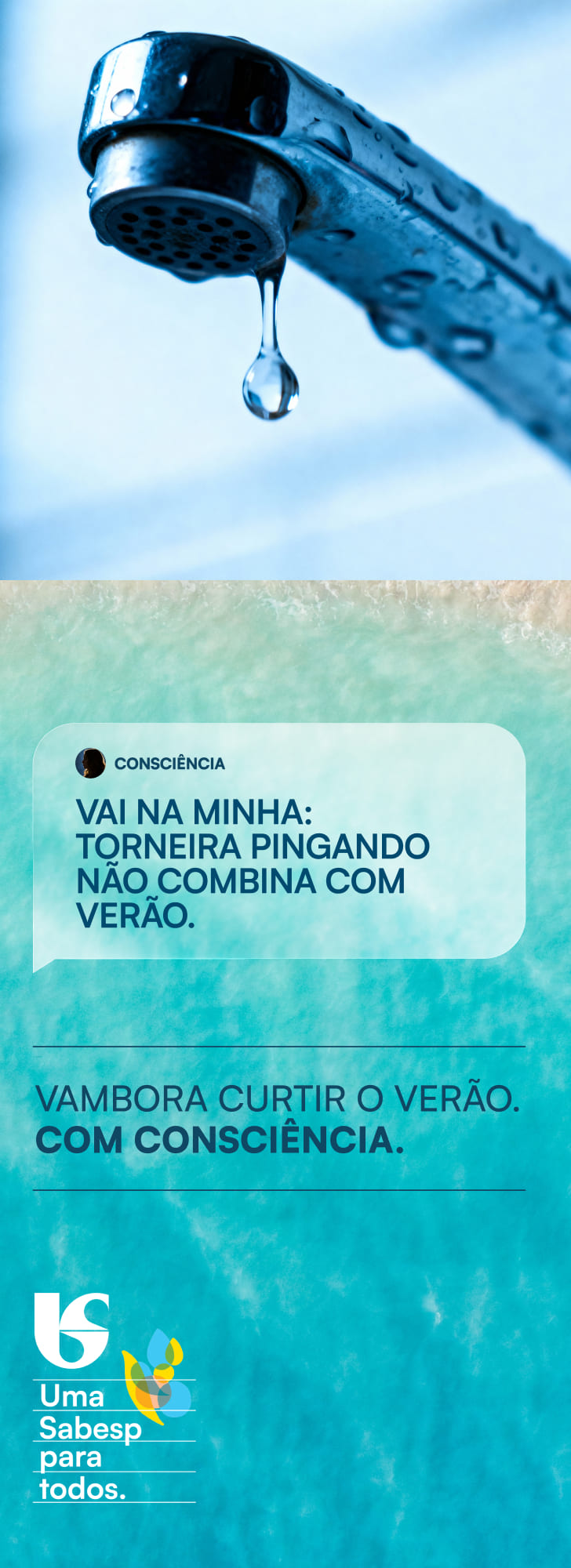 Banner Sabesp Desperdício Vertical 728x2000